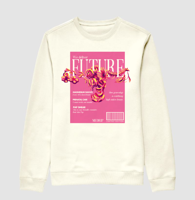 We Deliver Future Moletom Suéter