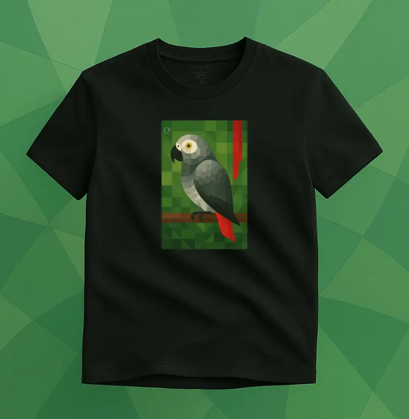 Camiseta Papagaio do Congo - Geométrico