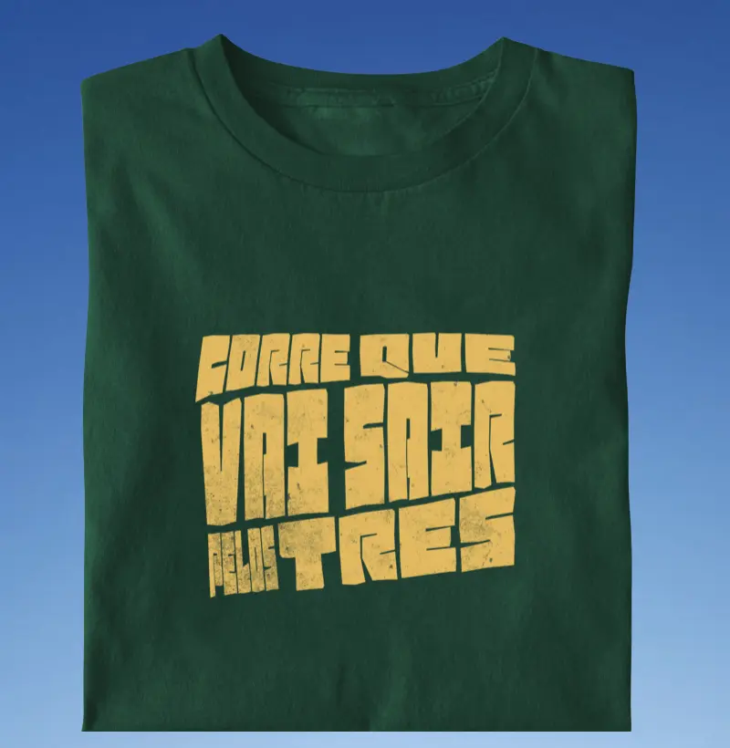 Corre que vai sair pelos três