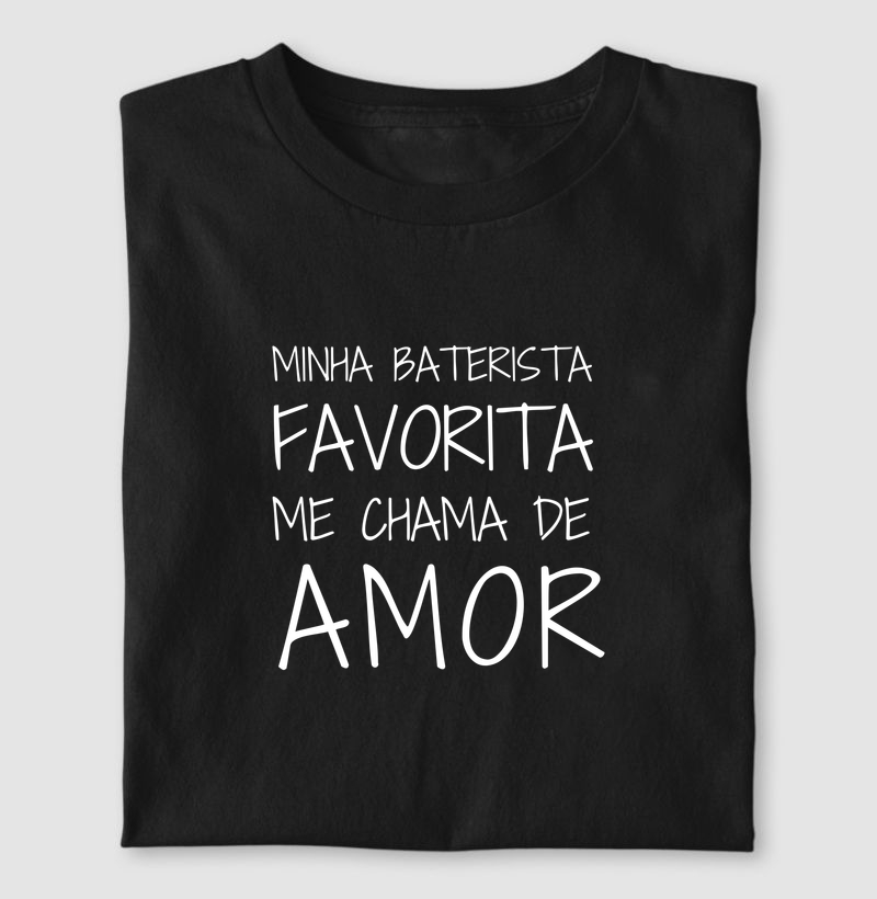 Minha baterista favorita me chama de amor