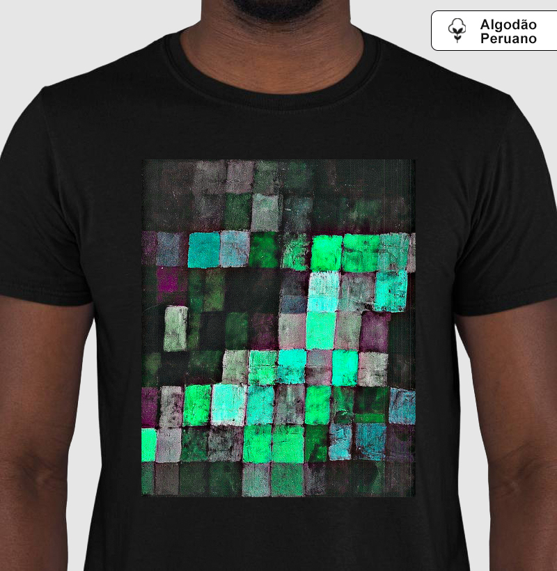 Camiseta Paul Klee Fine Art Algodão Peruano 