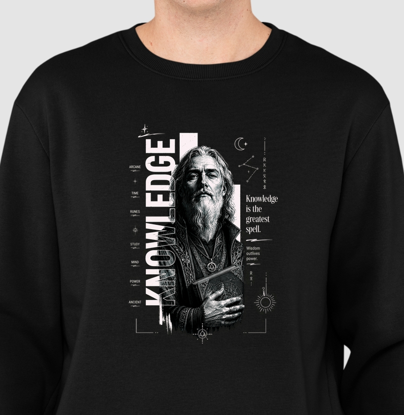 Knowledge - Archetype Series - Suéter Moletom