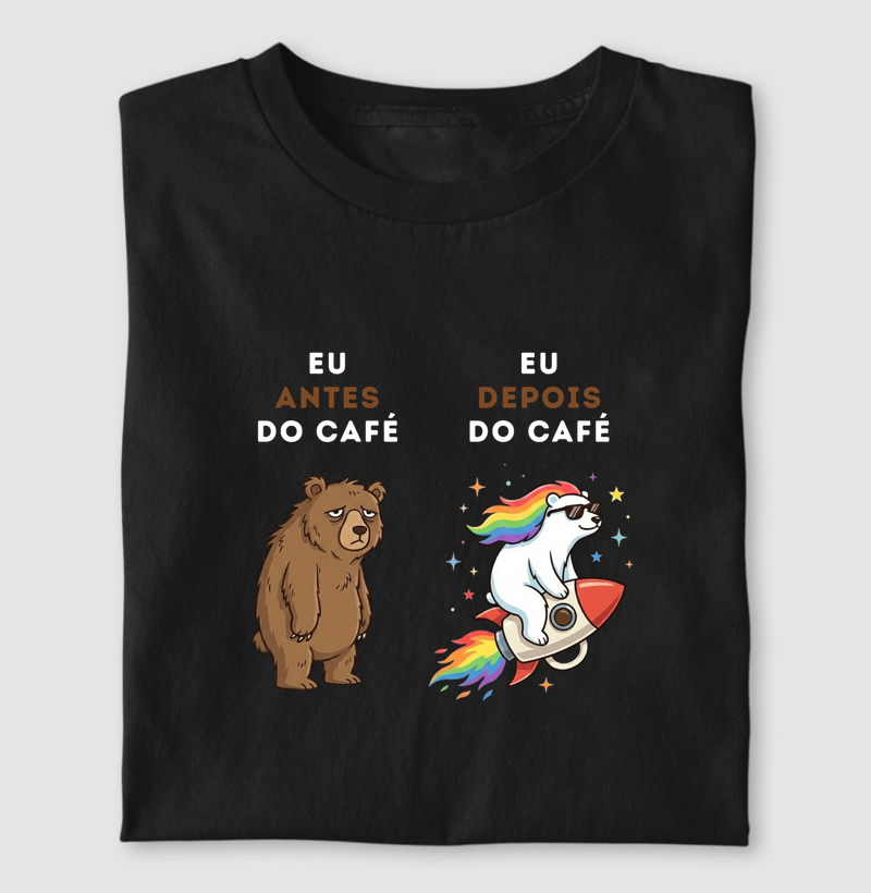 Eu Antes e Depois do Café