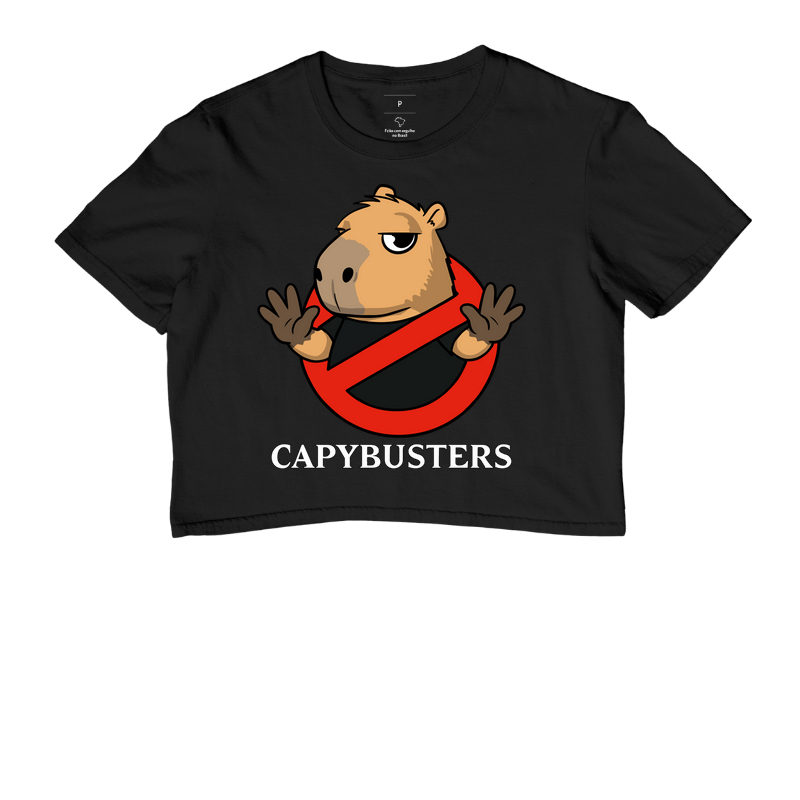 Camiseta Capybusters - Cropped