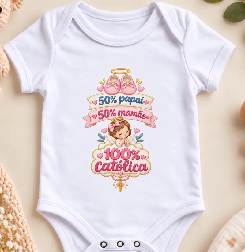 50% Papai, 50% Mamãe, 100% Católica