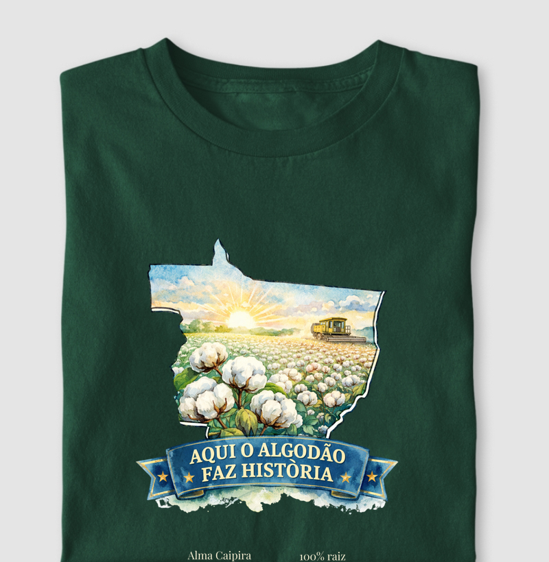 Aqui o algodão faz história