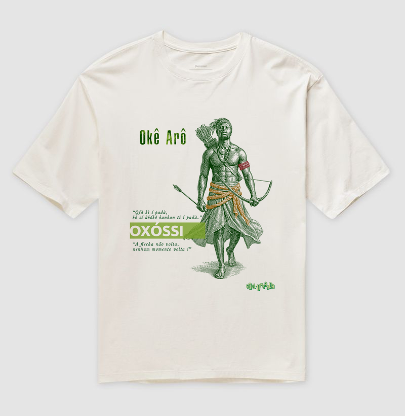 oversized OXÓSSI iorubá unissex