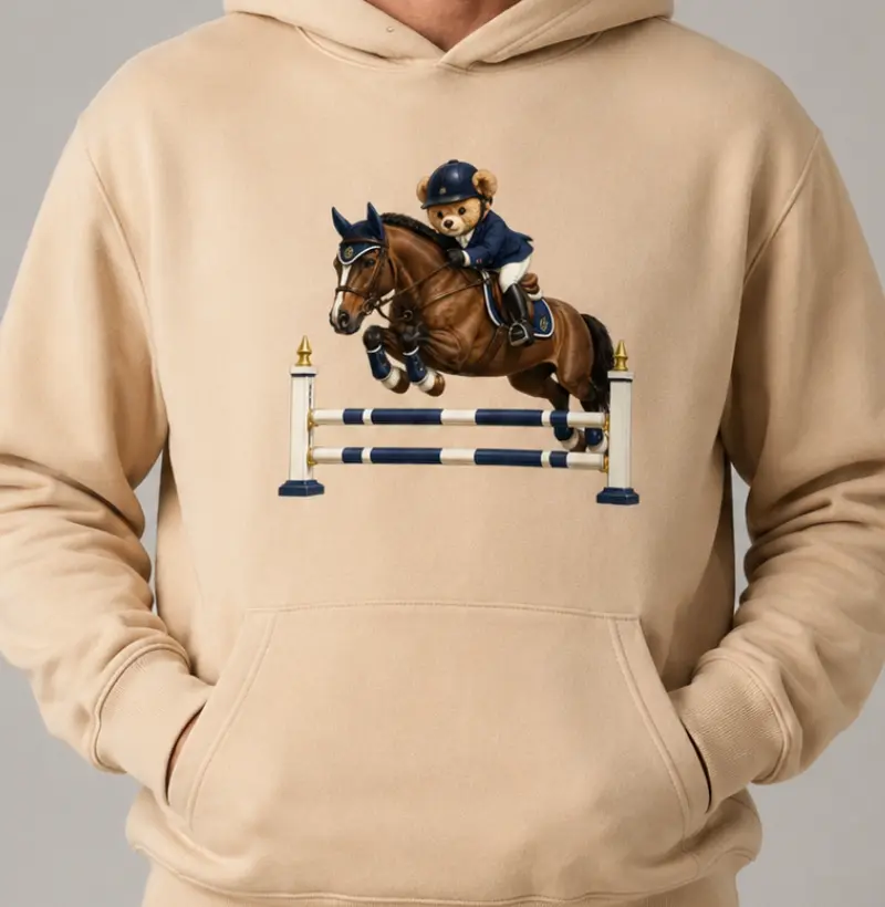 Classic Rider Bear Hoddie