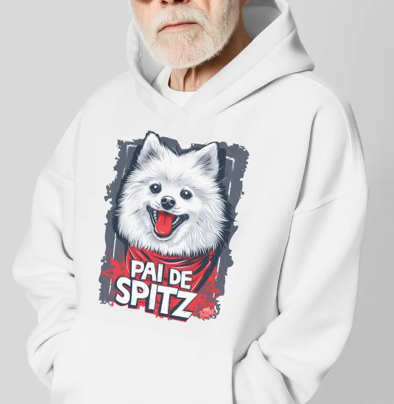 Pai de Spitz (Branco)