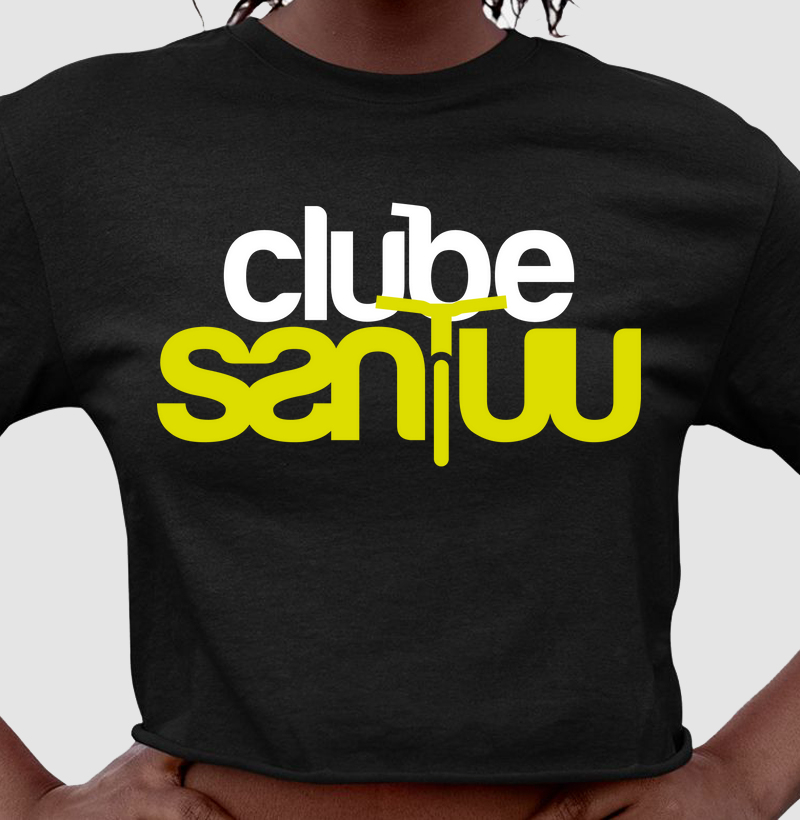 Cropped Feminino "Clube Santuu" - big logo