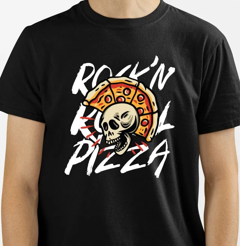 Rock'n Roll Pizza Skull