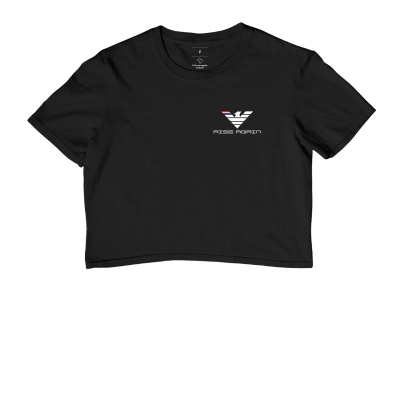 A estampa "Rise Again" é a representação visual da força de quem nunca desiste. Com uma águia estilizada de traços marcantes e design moderno, a arte simboliza poder, foco e a capacidade de se reerguer mais forte após cada batalha.