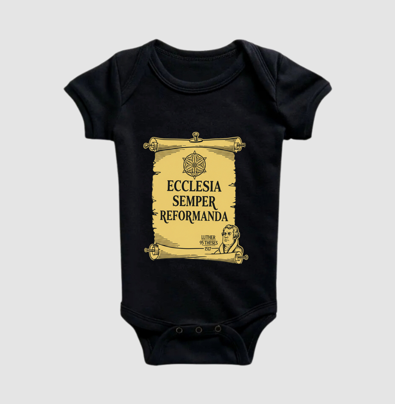 CAMISETA PREMIUM "ECCLESIA REFORMATA SEMPER REFORMANDA" 2025