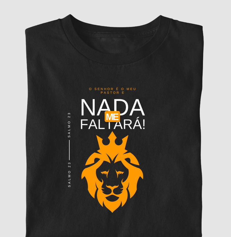 Camiseta Nada me faltará