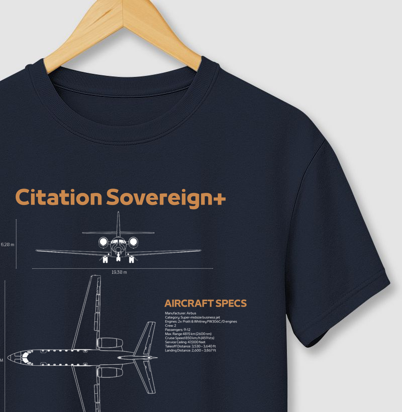 Cessna Citation Sovereign+ - Blueprint
