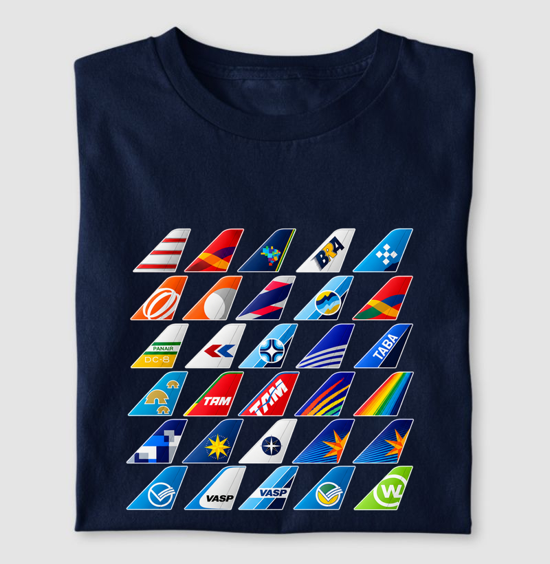 Derivas - Cias Aéreas Nacionais - Camiseta