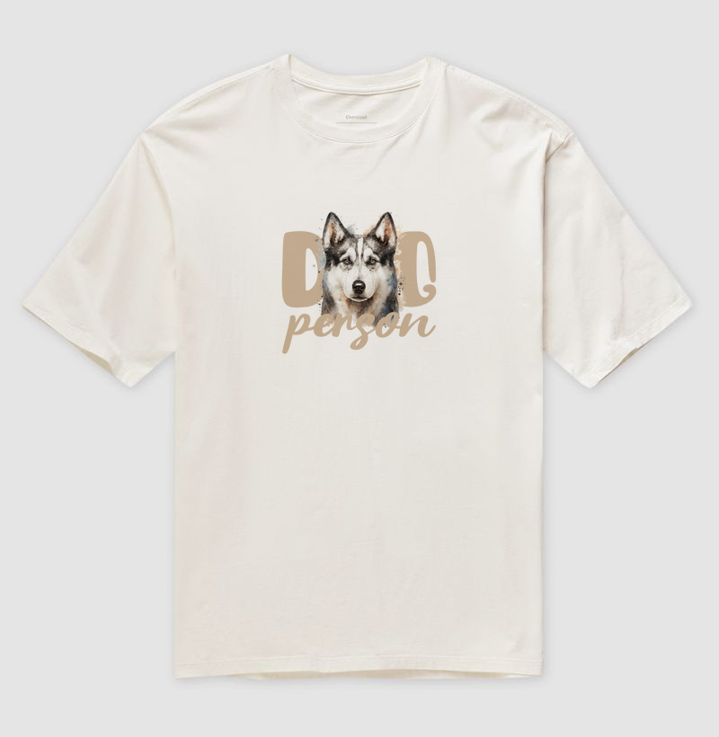 Camiseta Oversized Dog Person