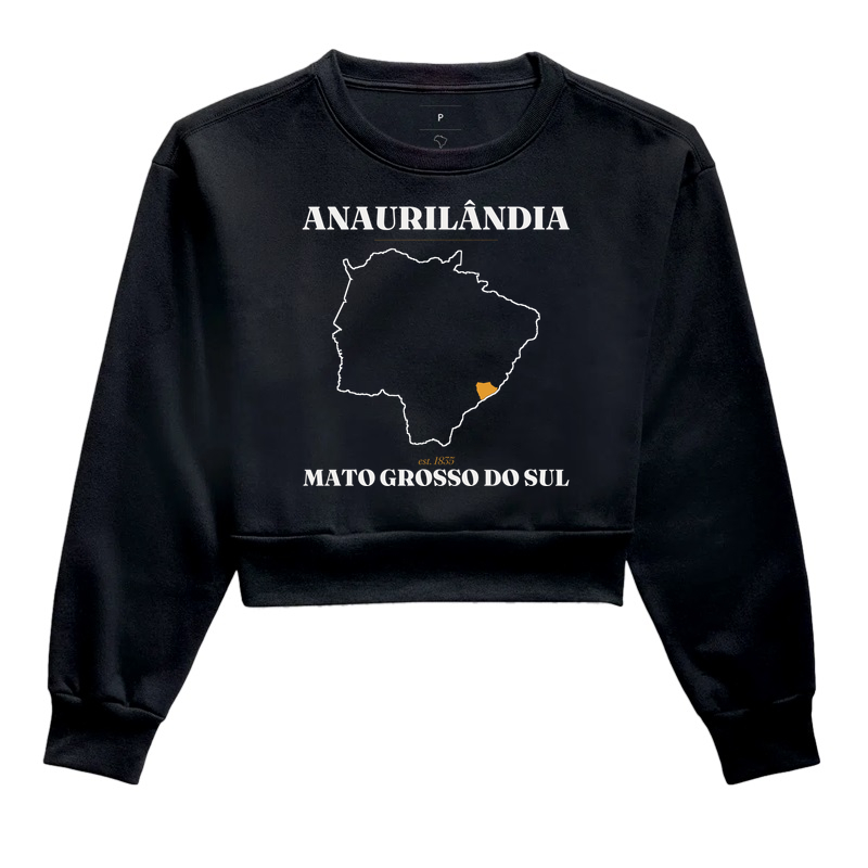 Anaurilândia | Legado MS - Cropped Moletom
