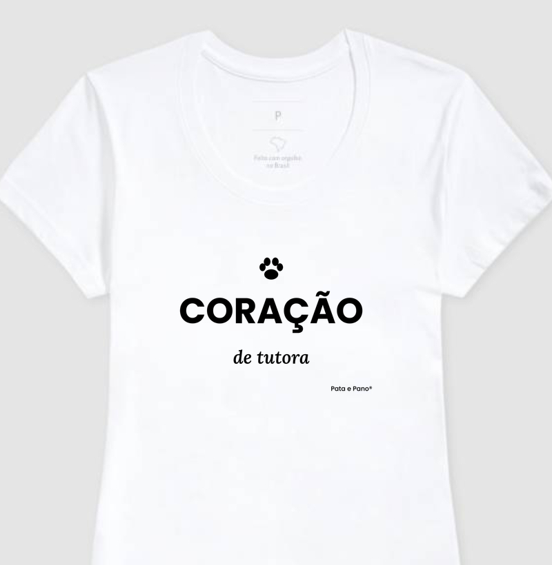 Camiseta - Coração de Tutora