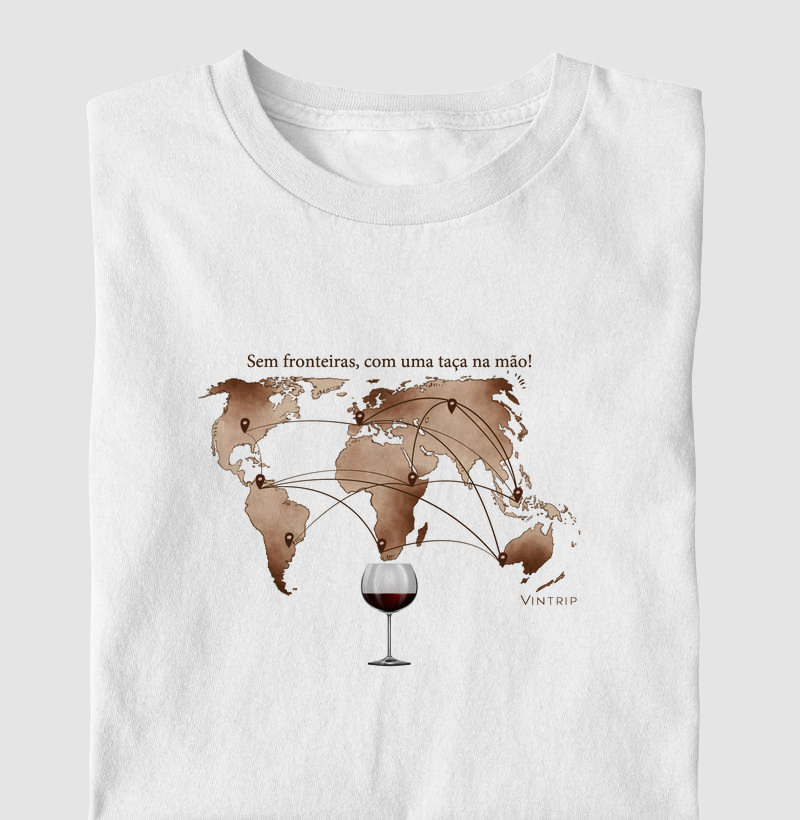 Sem fronteiras, com uma taça na mão