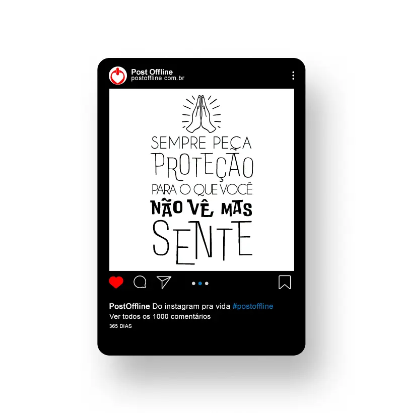 SEMPRE PEÇA PROTEÇÃO