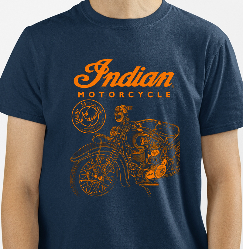 Camiseta Biker Indian