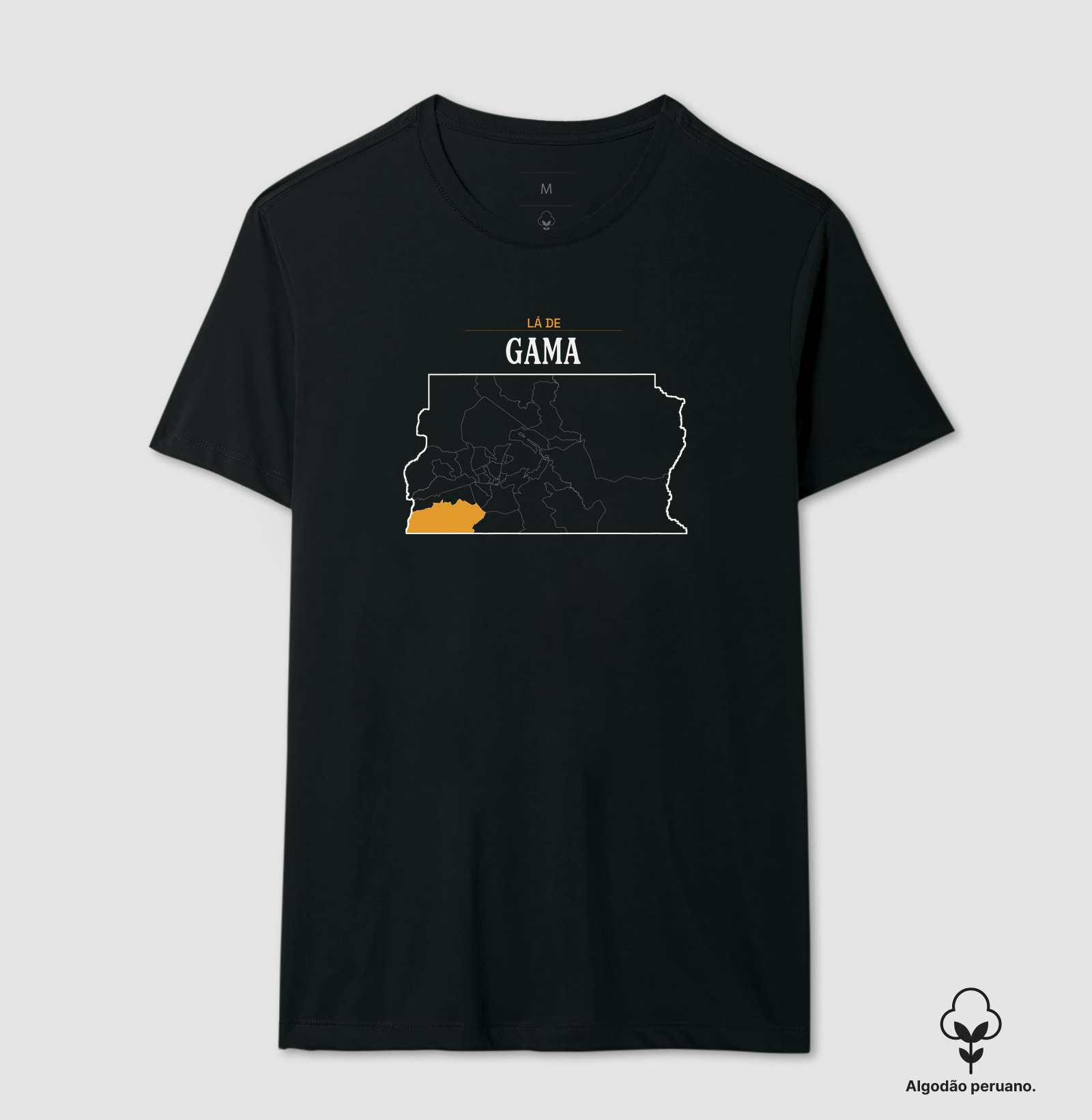 Gama | Território DF - Camiseta Algodão Peruano