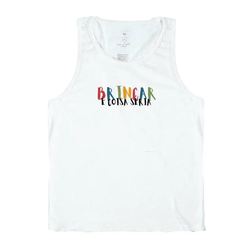 Camiseta Regata | Brincar é coisa Séria