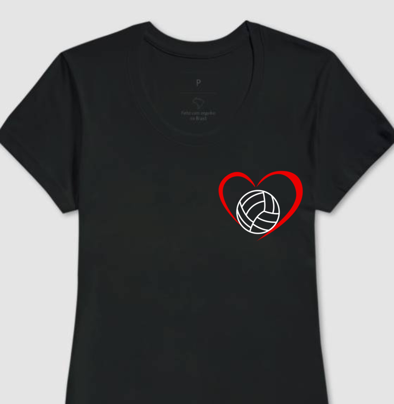 Camiseta Voleibol no Peito