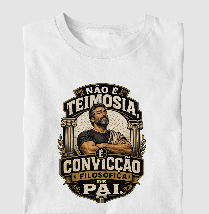 Não É Teimosia, É Convicção Filosófica de Pai
