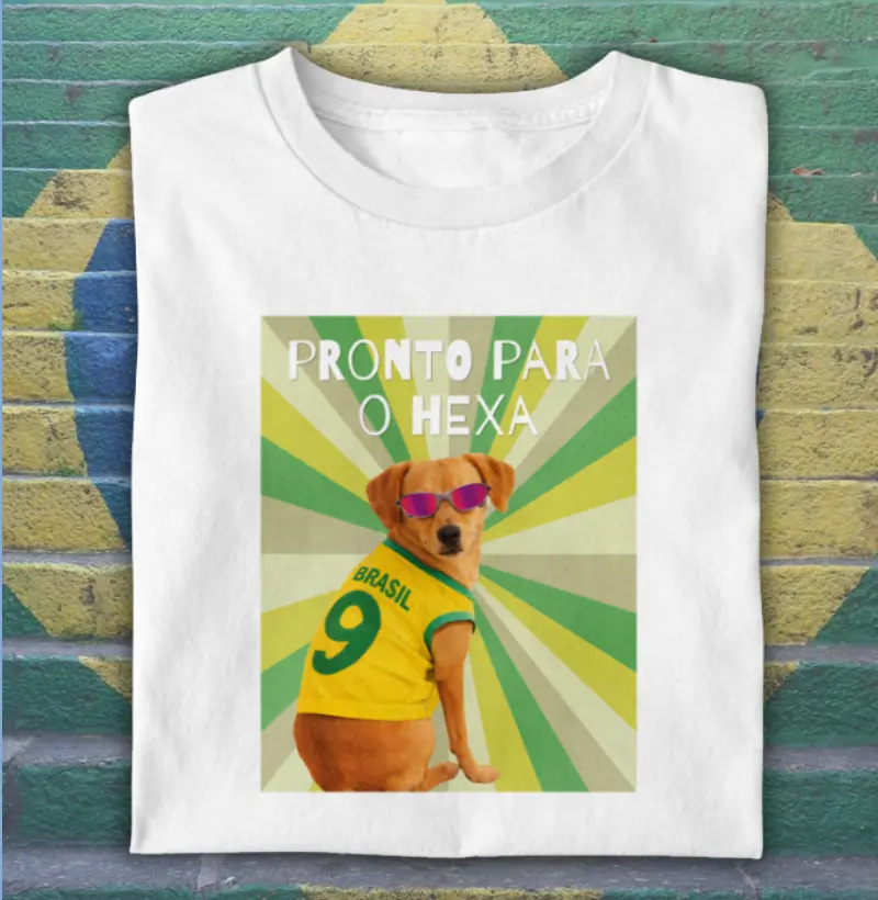 pronto para o hexa - caramelo