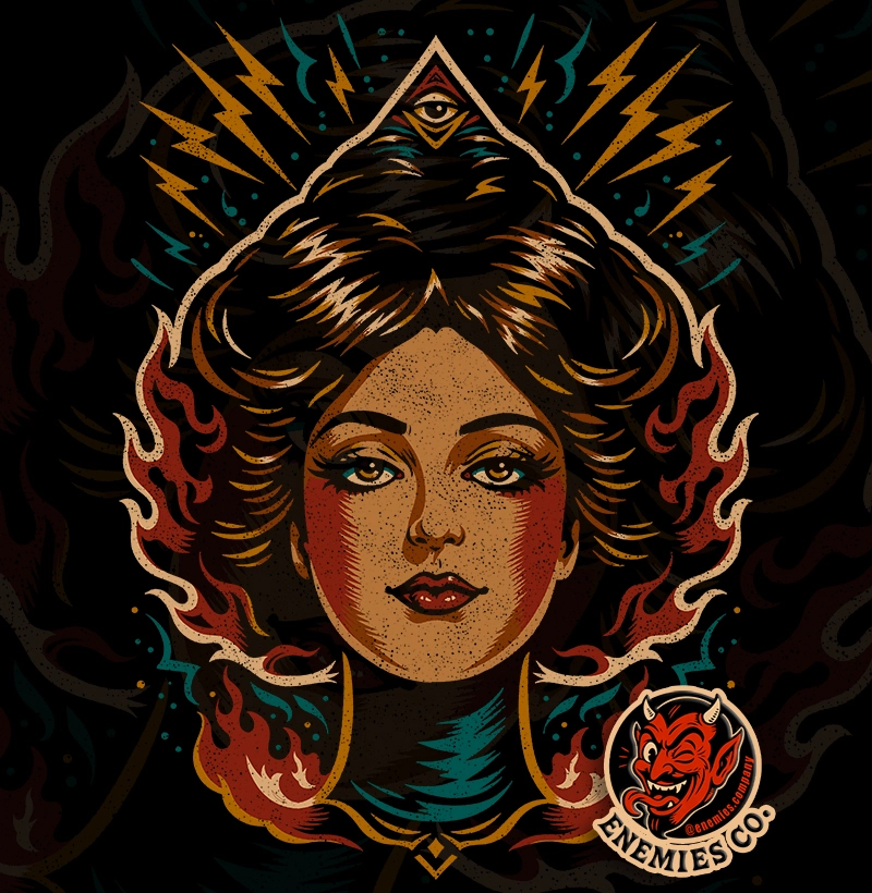 Olho Que Tudo Vê - Dama de espadas