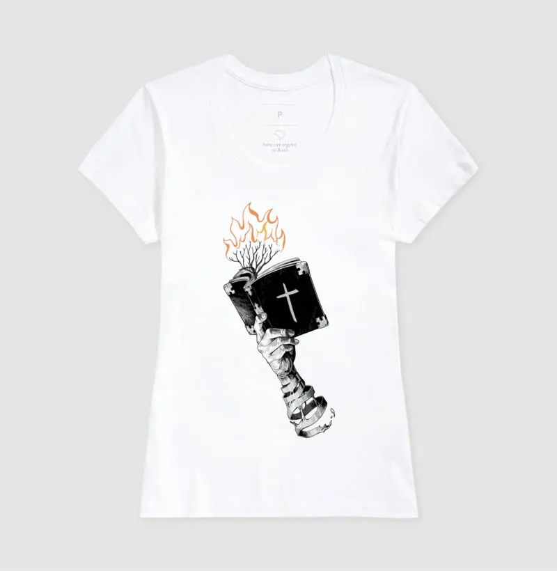 Camiseta Feminina - Palavra Ardente