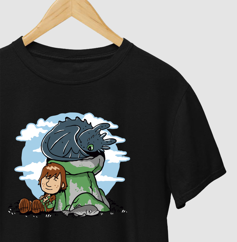 Camiseta Relaxando com meu Dragão