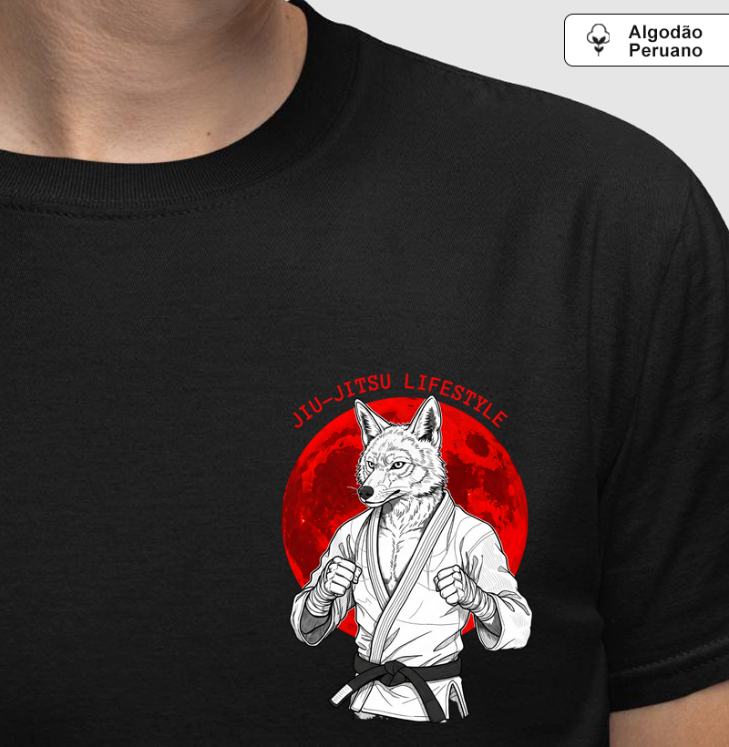 Coyote - Jiu-Jitsu - Lifestyle - Algodão Peruano