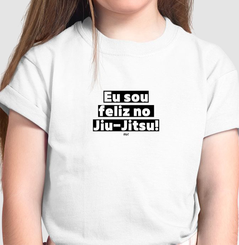 Eu sou feliz no  Jiu-Jitsu!