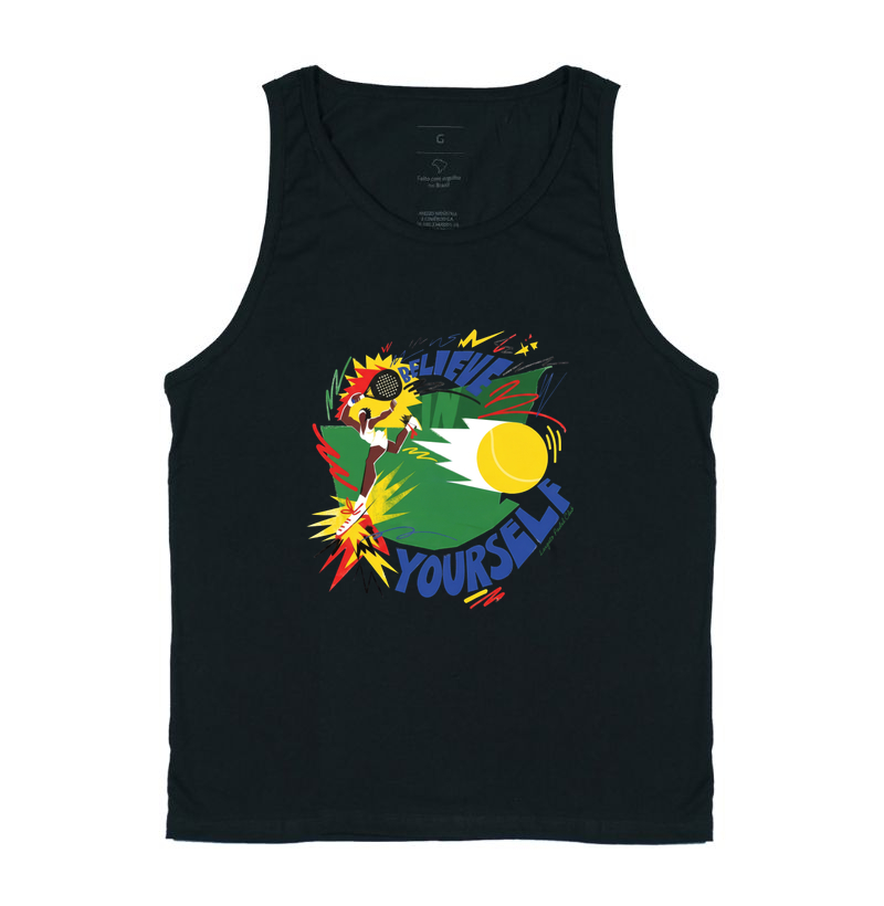 Camiseta Padel Believe In Yourself Retrô