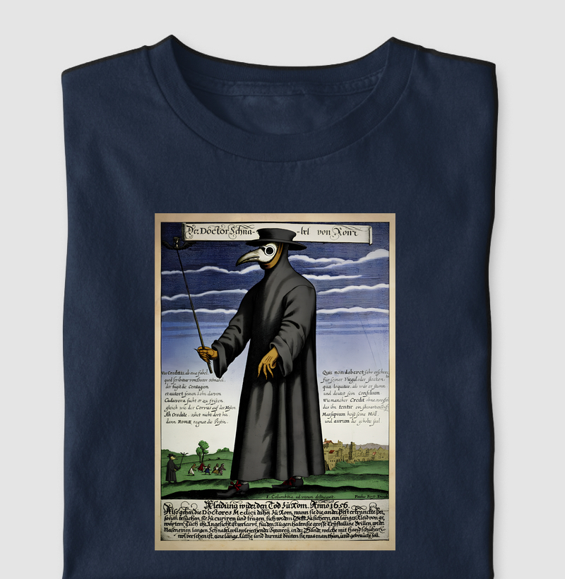 Camiseta Médico da peste, 1653