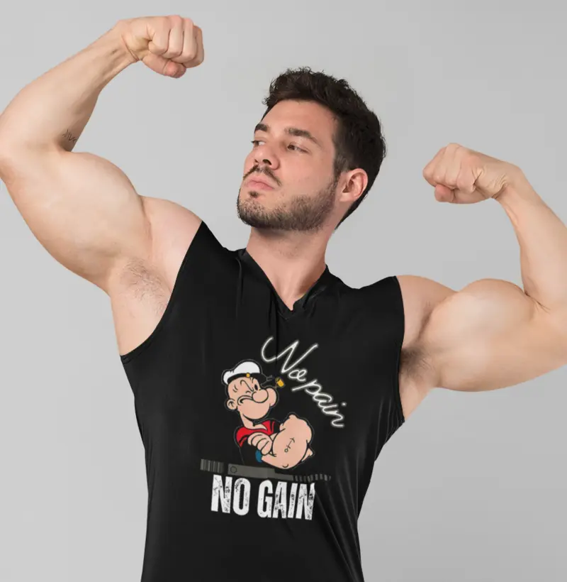 Popeye No pain no gain