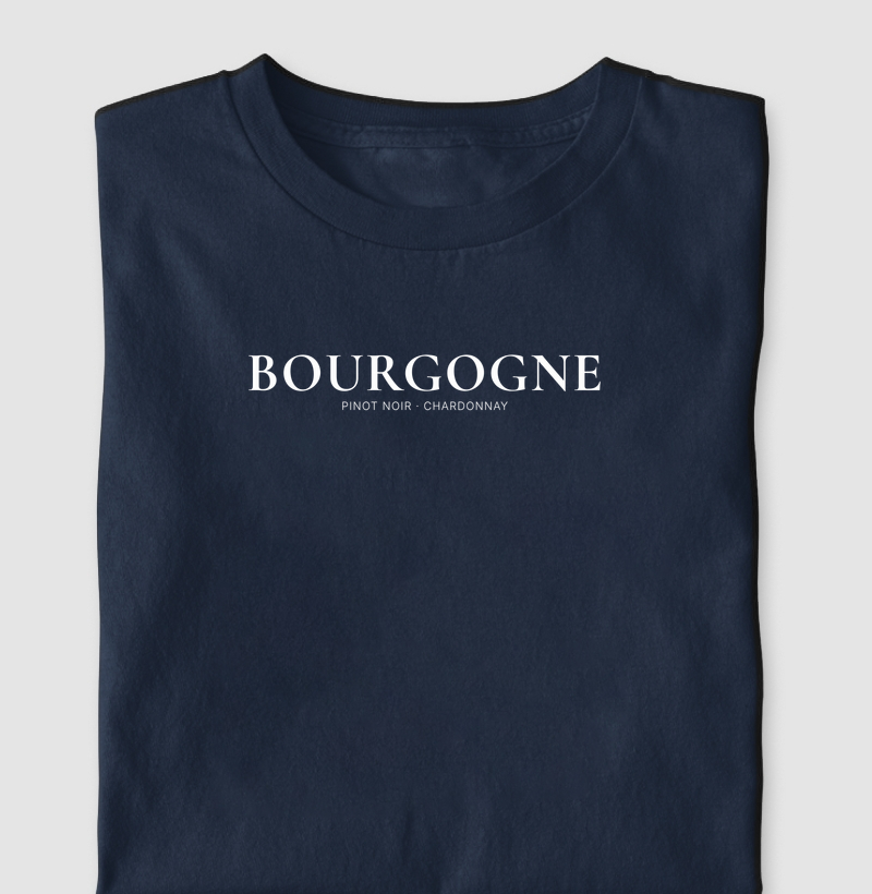 Camiseta Borgonha – Pinot Noir e Chardonnay