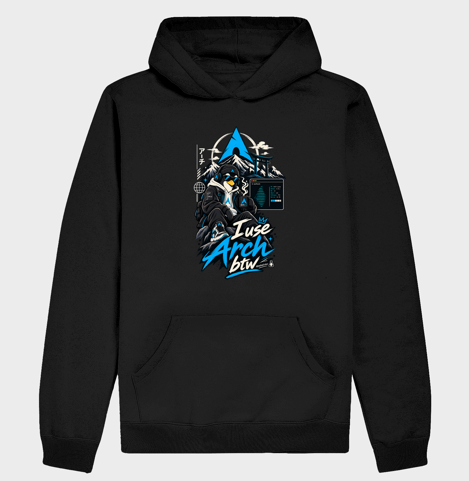 I Use Arch BTW — Arch Linux Edition - Hoodie Moletom