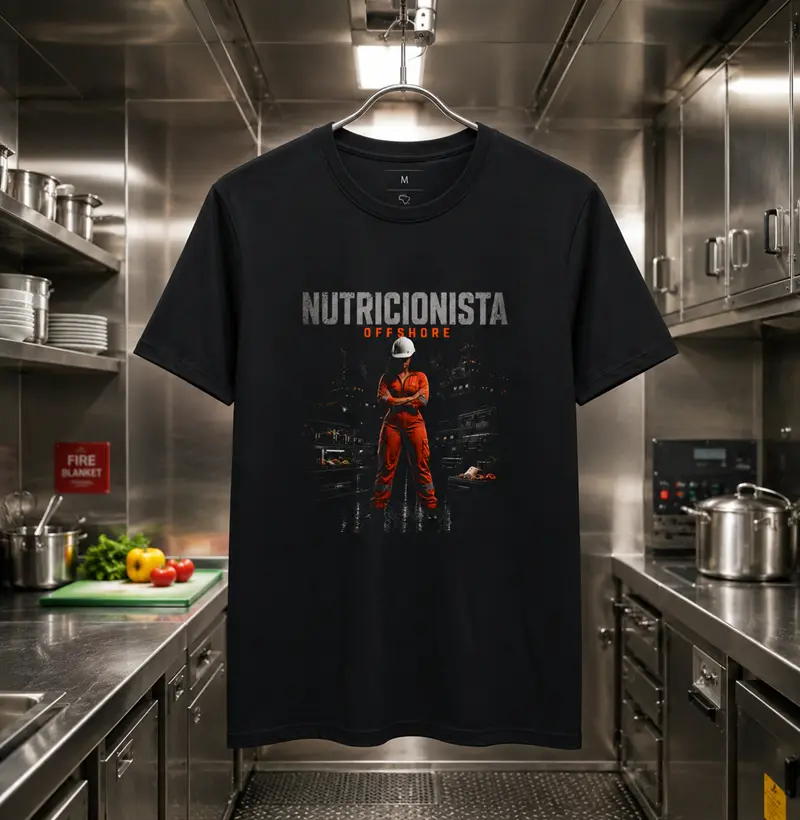 Nutricionista Offshore Hero Morena - Camiseta