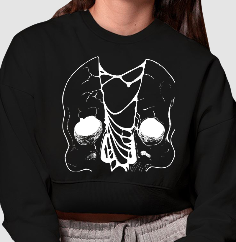Hoodie Caveira Cortada