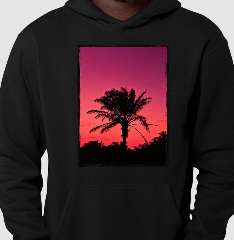 Poente no Coqueiral - Hoodie Moletom