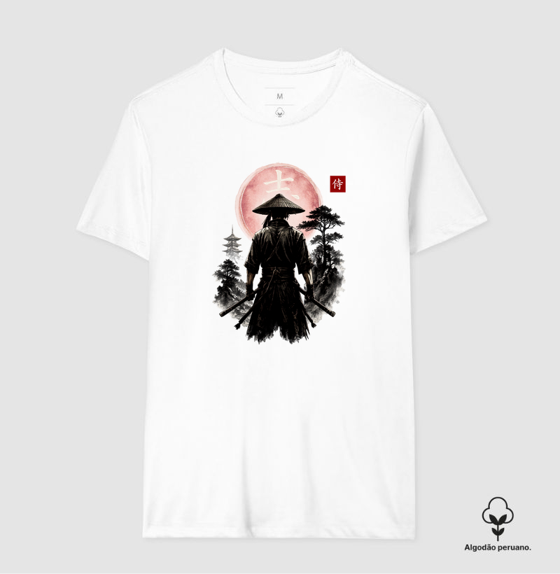 Caminho do Samurai - Camiseta Algodão Peruano