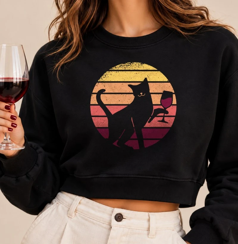 Camiseta Um Brinde ao Por do Sol - Cropped Moletom