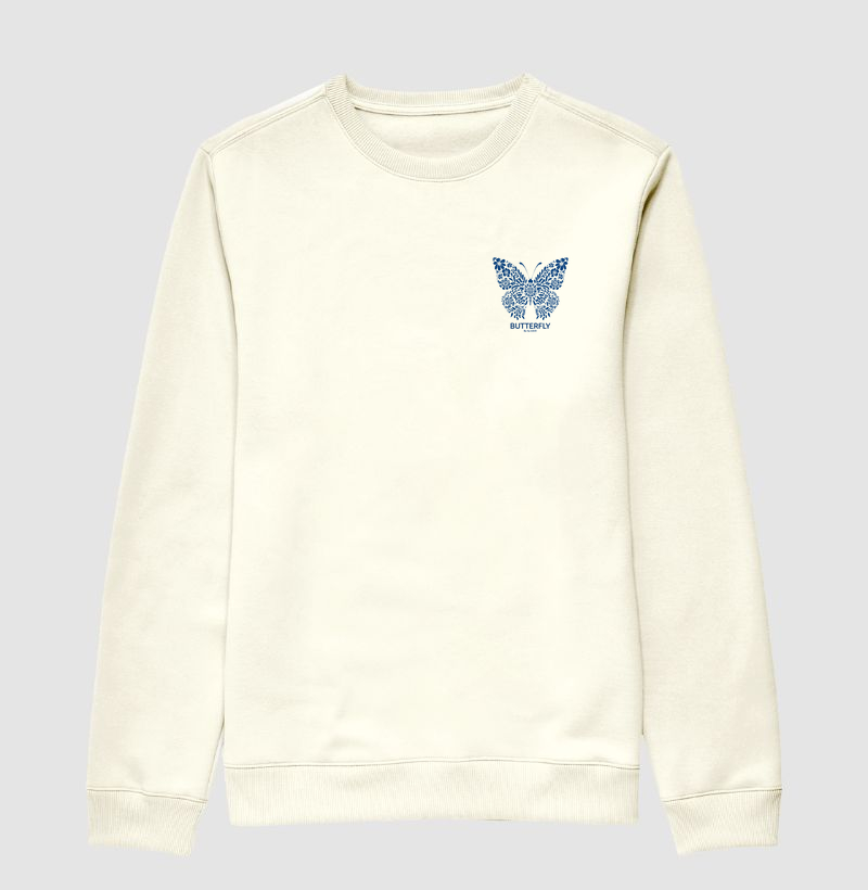 Borboleta Flores Azuis 03