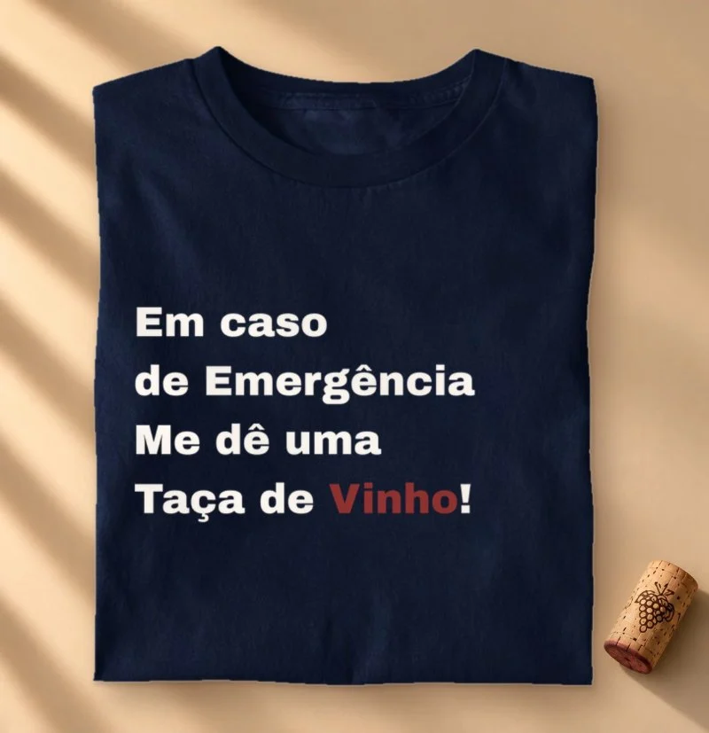 Camiseta Em caso de Emergência