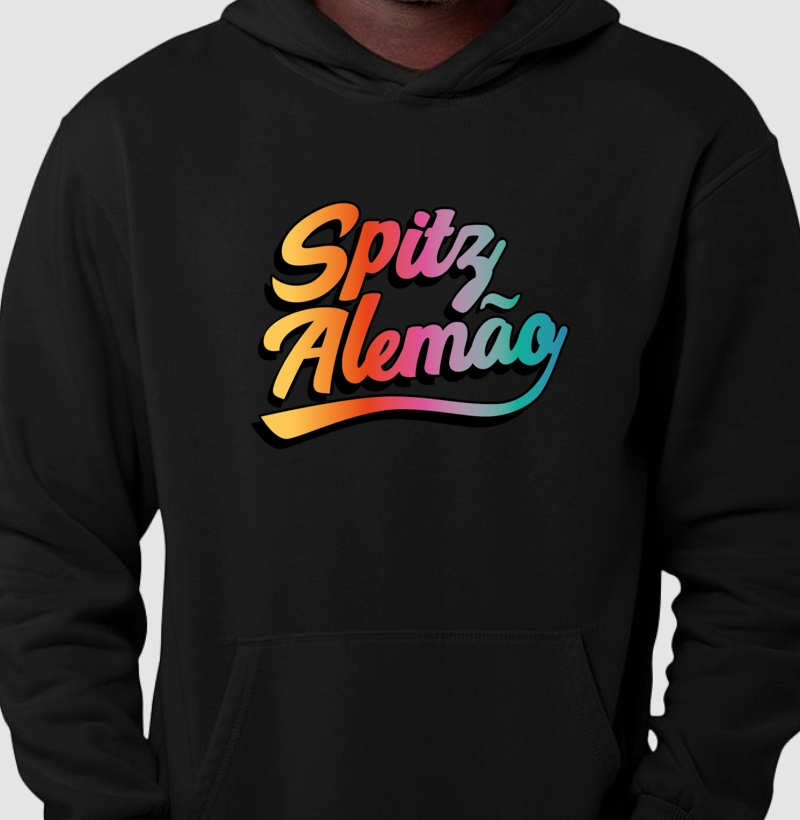 Hoodie Moletom Spitz Alemão Escrita