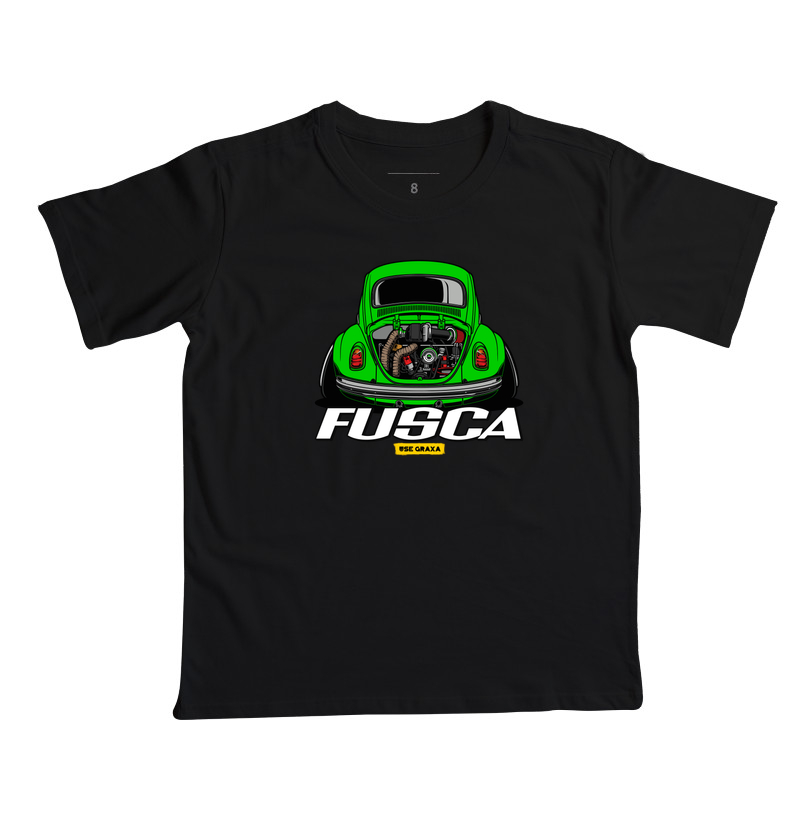 Fusca Turbo Verde Escrita